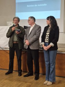 Photo remise de médaille